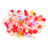 100 geschliffene Glasperlen · Mix Multicolor AB 4mm · pe2338