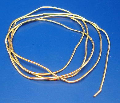 GRIFFIN Bouillon Perlspiraldraht | Gold | 0.65mm Ø - df010