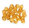 24 geschliffene Bicone · Goldtopas Antikperlen 7mm · pe5447