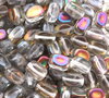 12 Glasperlen Quader · Crystal Regenbogen 10x6mm · pe5476